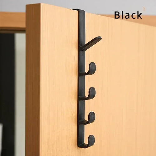1pc Long Row Of Hooks Behind The Door, Bag Rack Ins Dormitory Storage