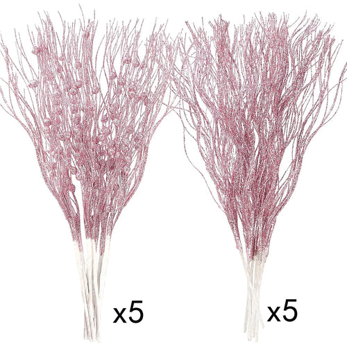 10 szt. Sztuczny bukiet jagód na choinkę