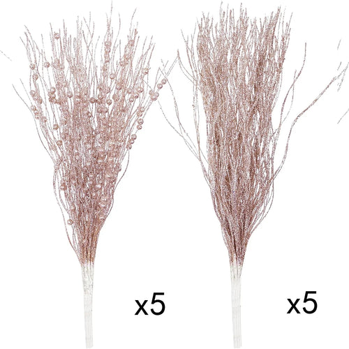 10 szt. Sztuczny bukiet jagód na choinkę