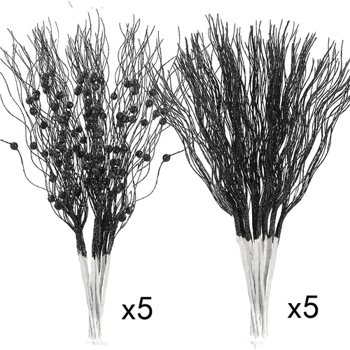 10 szt. Sztuczny bukiet jagód na choinkę
