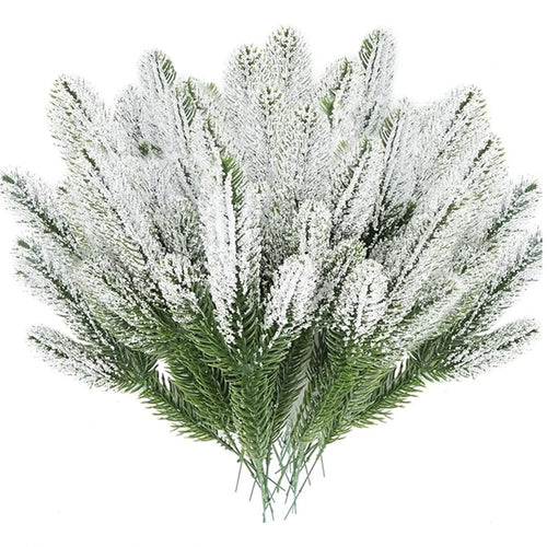 26/20cm Dekoracja świąteczna. Sztuczne gałązki igieł sosnowych