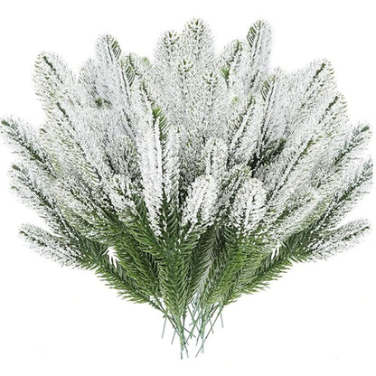 26/20cm Dekoracja świąteczna. Sztuczne gałązki igieł sosnowych